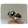 Gelbgold-Ring mit Sternsafir