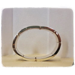 Silbernes Armband mit Oberlausitzer Granit